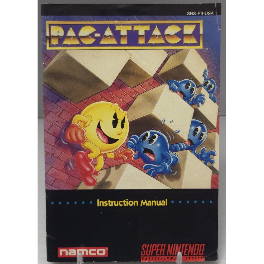 Pac-Attack - SNES - SNS-P9-USA - CIB Complete - Authentic - Tested - Picture 15 of 16